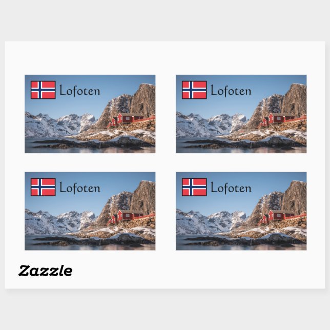 Lofoten Souvenir Sticker (Sheet)