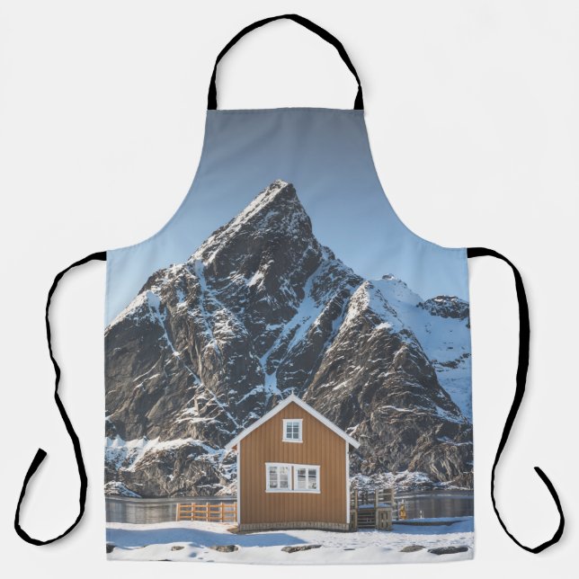 Lofoten Yellow Cabin Apron (Front)