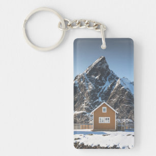 Lofoten Yellow Cabin Keychain