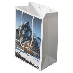 Lofoten Yellow Cabin Medium Gift Bag