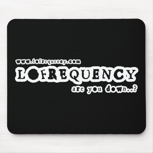 Lofrequency Logo2 Mousemat Mouse Pad (Front)