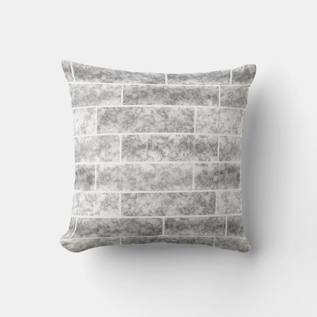loft, light grey throw pillow (Front)