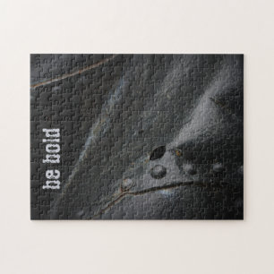 Loft style minimalist black metal jigsaw puzzle