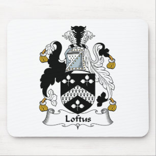 Loftus Family Crest Mouse Pad