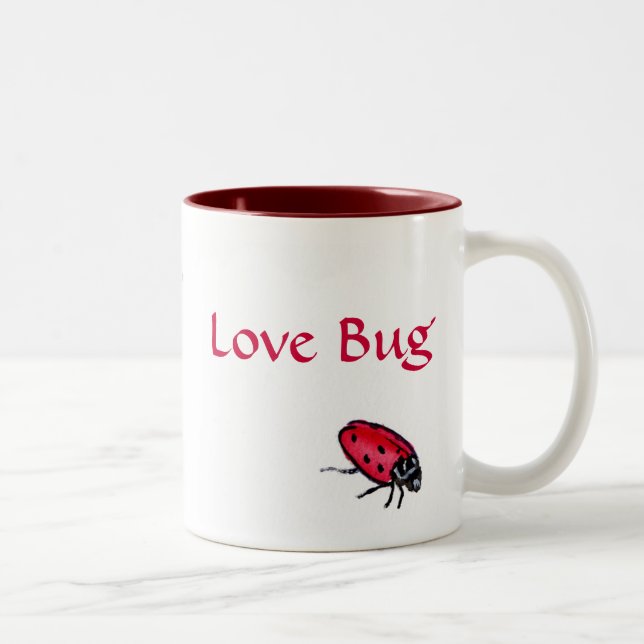 Log Bug Ladybuy Custom Art Mug (Droit)