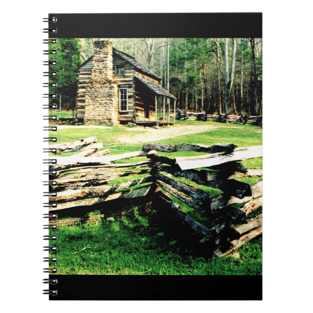 Log Cabin at Cades Cove Notebook (Front)