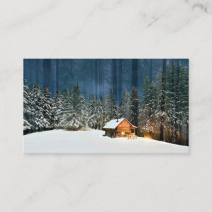 Log Cabin Business Card