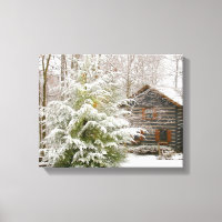 Log Cabin Winter