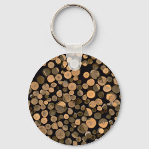 Log cord keychain