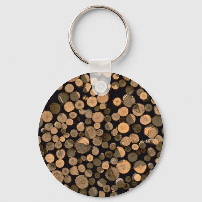 Log cord keychain (Front)