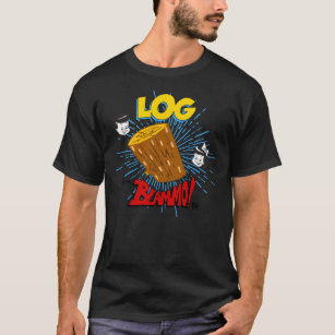 Log  Inspired By Ren And Stimpy   T-Shirt