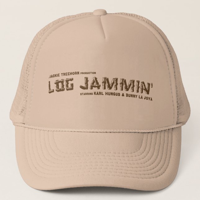 log jammin trucker hat (Front)