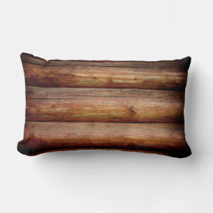 LOG LUMBAR CABIN PILLOW