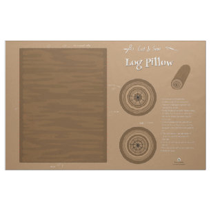 Log Pillow - Cut and Sew Fabric