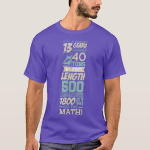 Log Truck Driver And Tow Truck Operator1834 T-Shirt