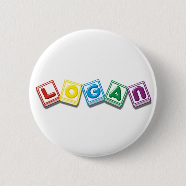 Logan 2 Inch Round Button (Front)