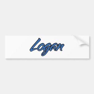 Logan Blue Autocollants