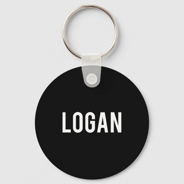 Logan - Cool New Funny Name Fan Gift Tee  Keychain (Front)