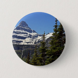 Logan Pass In Glacier National Park 2 Inch Round Button