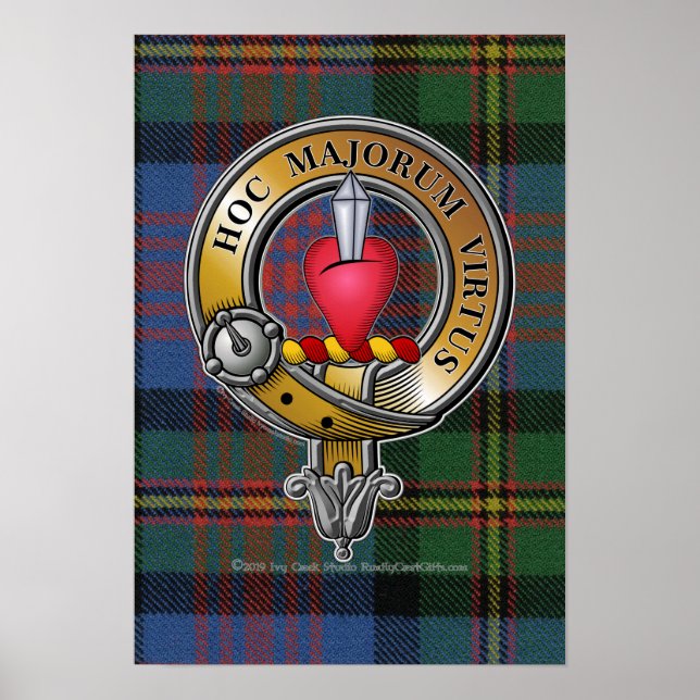 Logan Tartan & Badge Poster (Front)