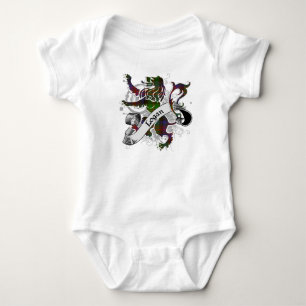 Logan Tartan Lion Baby Bodysuit