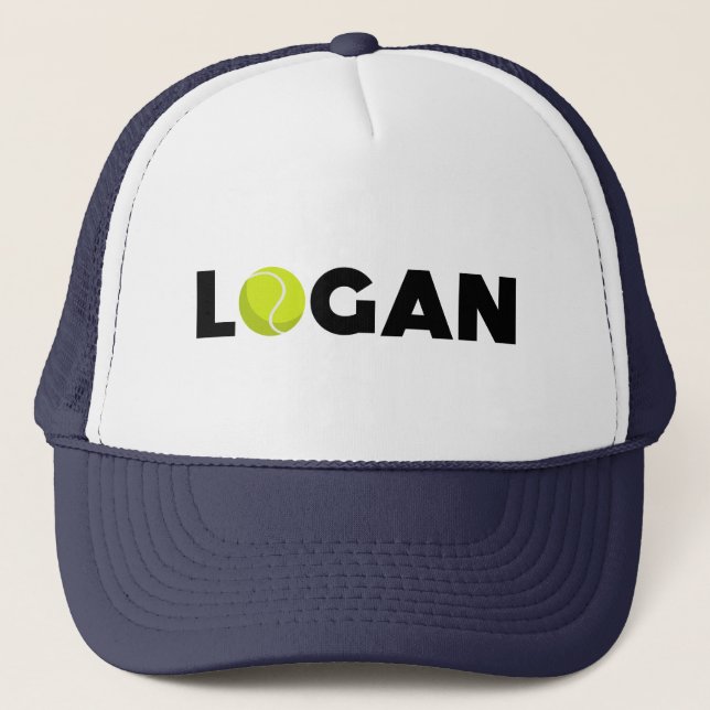 Logan Tennis Trucker Hat (Front)