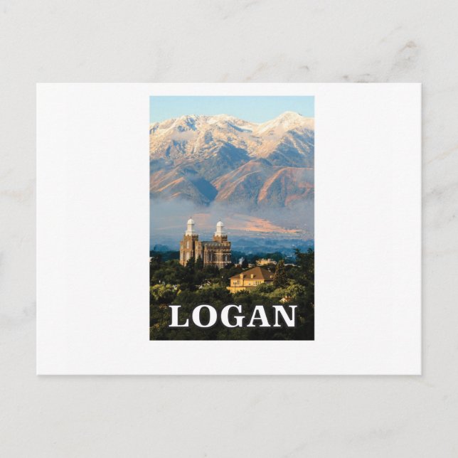 logan utah tag postcard (Front)