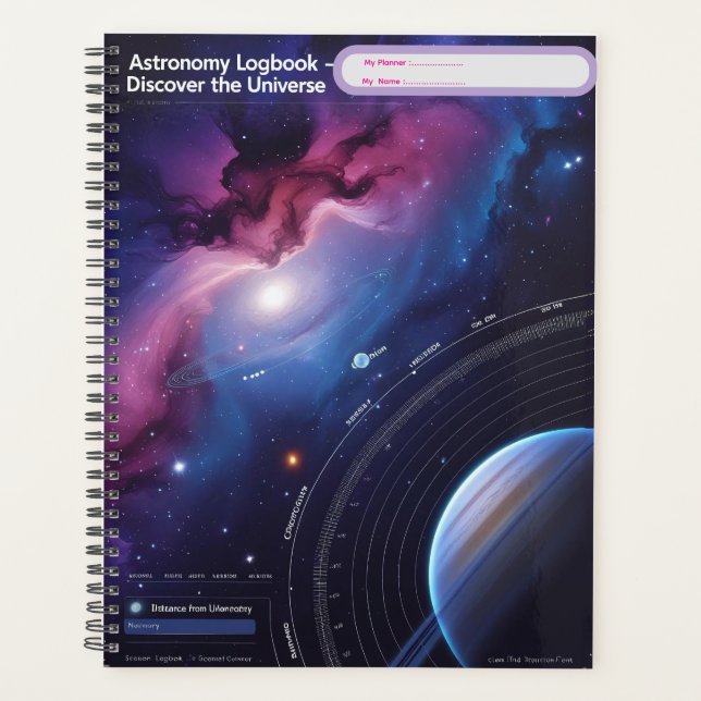 Logbook d'astronomie - Découvrez l'univers (Devant)