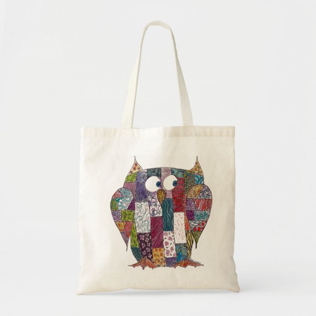 Logcabin Owl Tote Bag (Front)