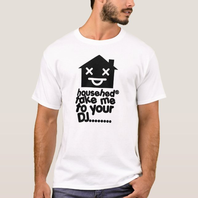logé logez le T-shirt de base de musique (Devant)