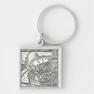 Loggan's map of Oxford, Eastern Sheet Keychain