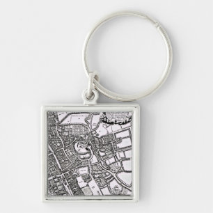 Loggan's map of Oxford, Western Sheet Keychain