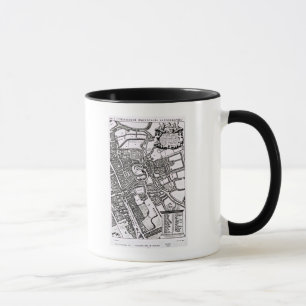 Loggan's map of Oxford, Western Sheet Mug