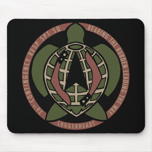 Loggerhead flat mousepad (Front)