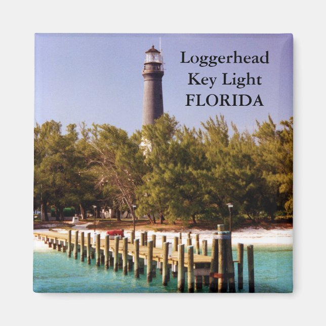 Loggerhead Key Light, Florida Magnet (Front)