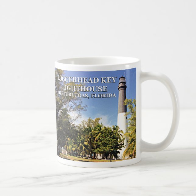 Loggerhead Key Lighthouse, Florida History Mug (Right)