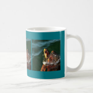 Loggerhead Sea Turtle Artistic Portrait Coffee Mug