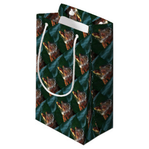 Loggerhead Sea Turtle Artistic Portrait Small Gift Bag