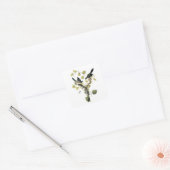 Loggerhead Shrike by Audubon Square Sticker (Envelope)