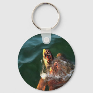 Loggerhead Turtle Keychain