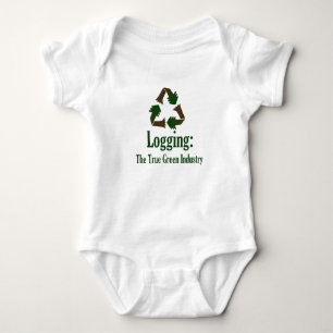 Logging: Green Industry Baby Bodysuit
