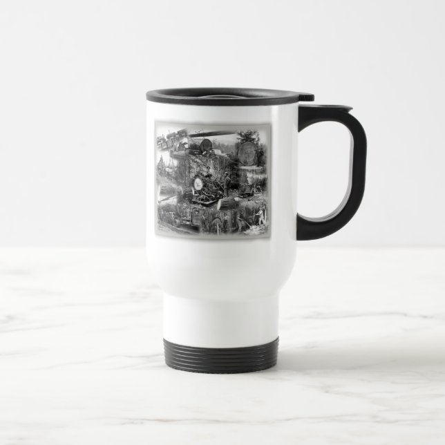 Logging Travel Coffee Mug (Right)