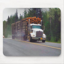 Logging Truck and Highway Art for Lorry-lovers