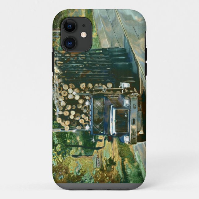 Logging Truck Lorry Driver's iPhone 5 Case (Back)