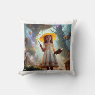 Logic Nahi, Magic Hai – Whimsical Statement T-Shir Throw Pillow
