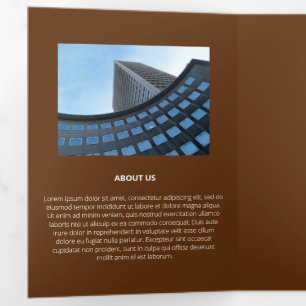 Logical Monochromatic Geometric Retro Angles Tri-Fold Card