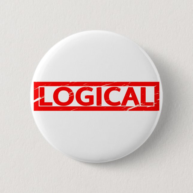 Logical Stamp 2 Inch Round Button (Front)