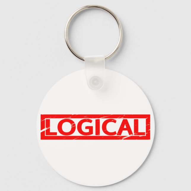 Logical Stamp Keychain (Front)