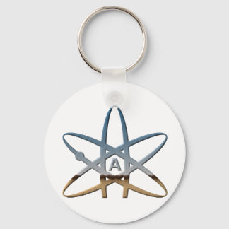 Logidea atheist atomic symbol keychain