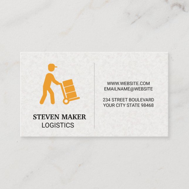 Logistics Courier Business Card (Front)
